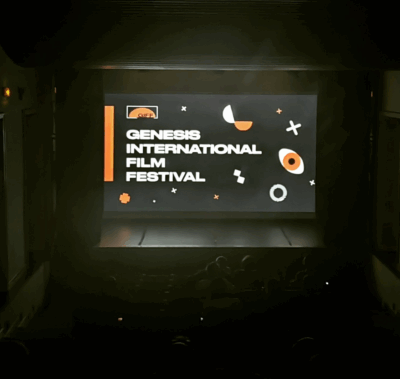 Salle de projection de chateau morange