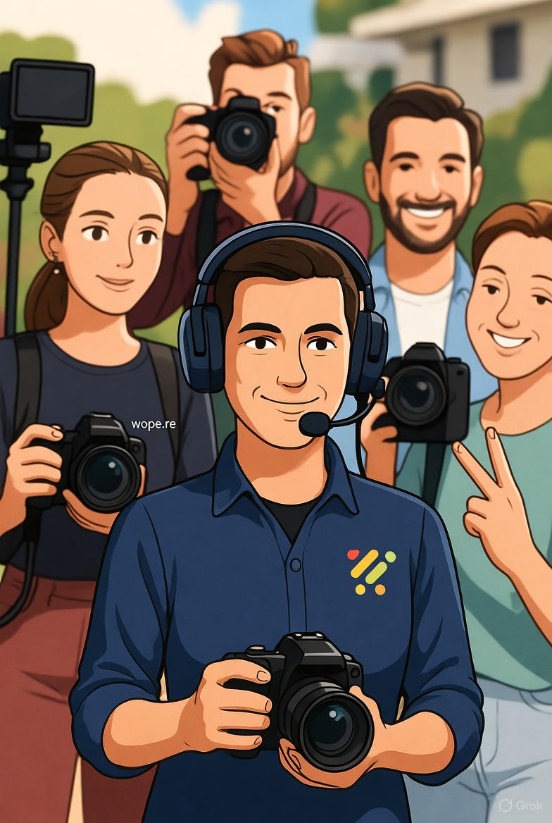 antenne Réunion filme la création du film "Au fond du trou"