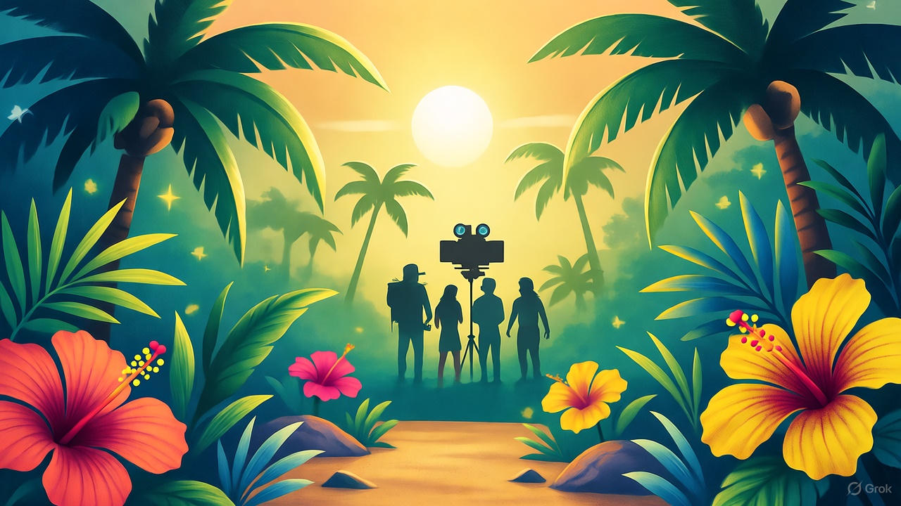 Production court metrage reunion - Équipe tournage cinéma 974