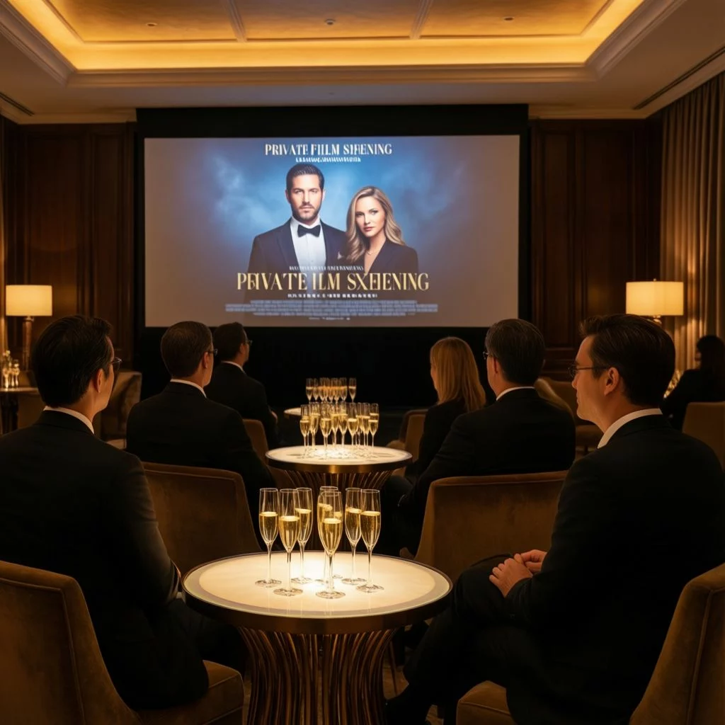 Projection privee de film pour evenement corporate a La Reunion