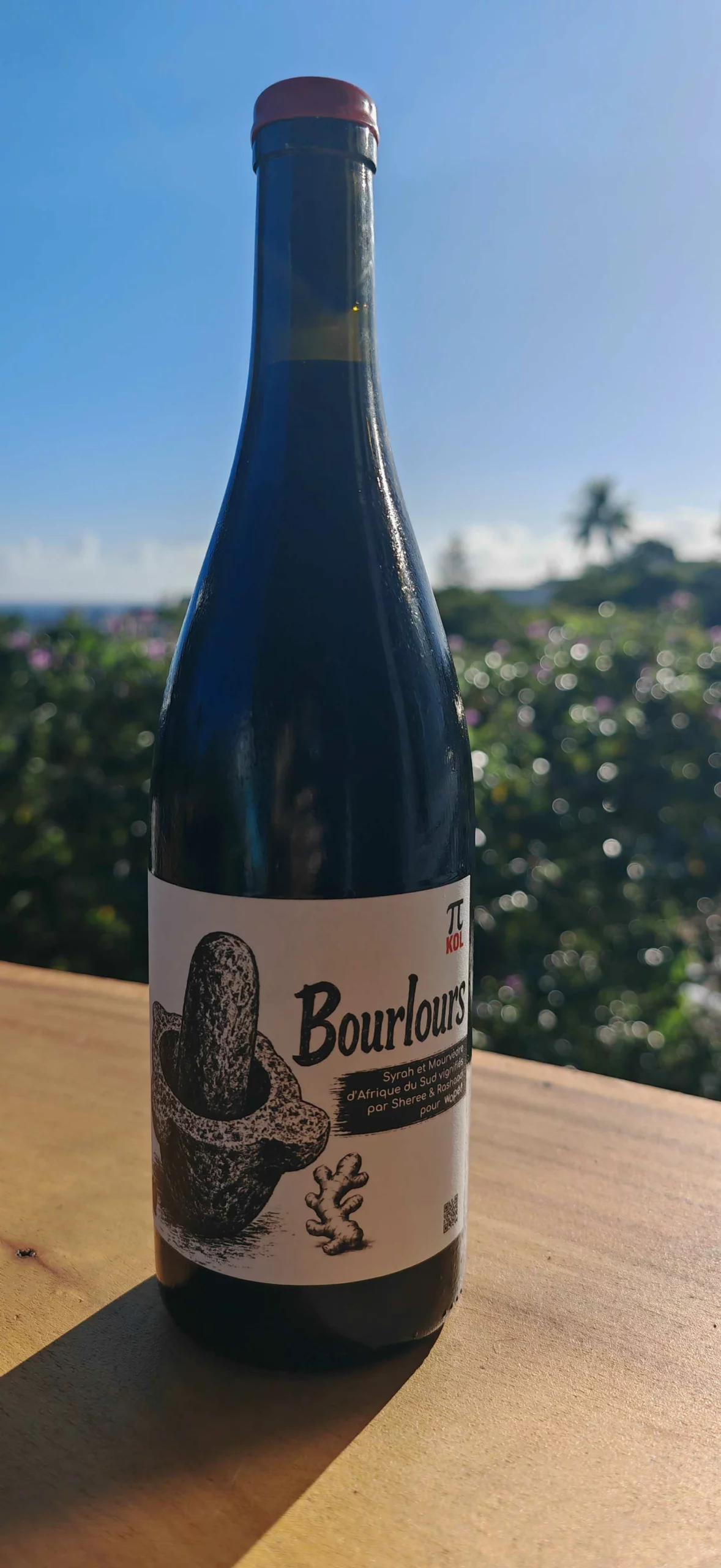 Bourlours Syrah Mourvèdre — vin naturel puissant Swartland