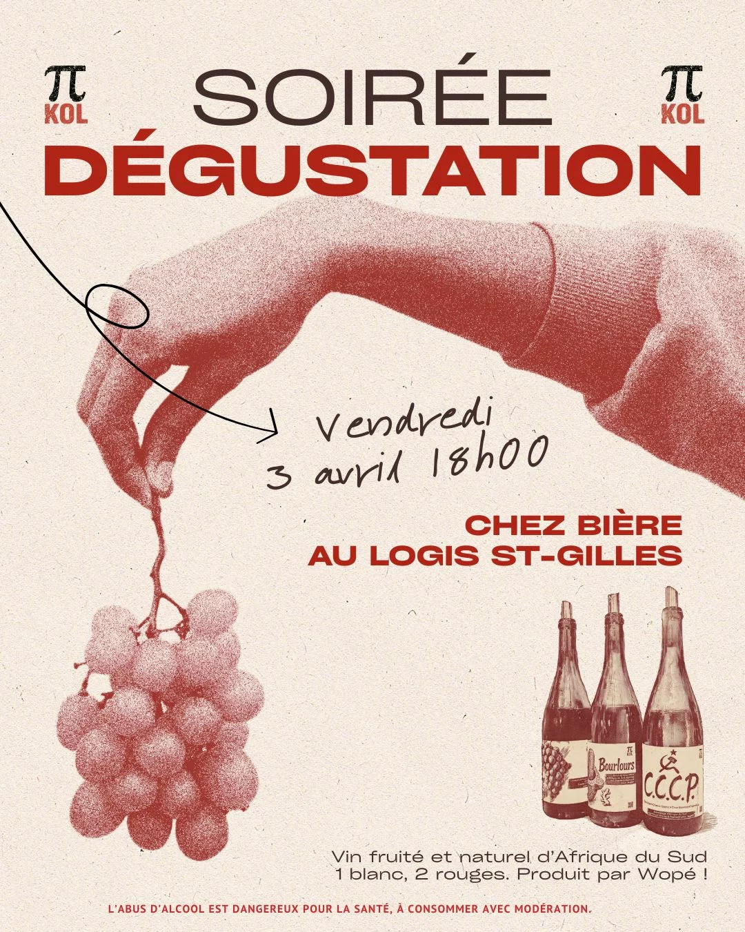 PIKOL Degustation Vins Naturels Biere au Logis Saint-Gilles