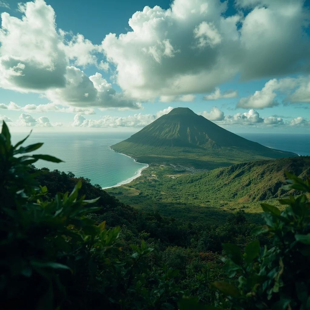 Paysage volcanique La Reunion lieu de tournage