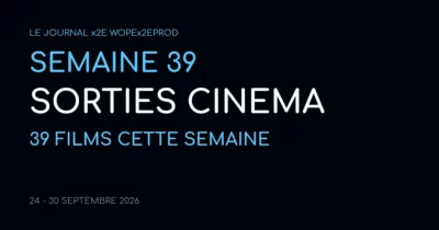sorties cinéma La Réunion semaine 39
