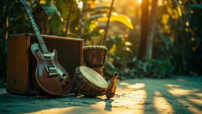 Thierry Gauliris, chanteur et auteur de Baster, à la table d'André Béton pour CariVIP