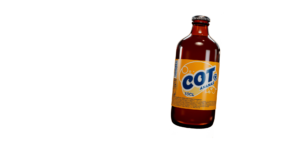 Bouteille de boissons gazeuses COT Ananas 33CL - Boisson rafraîchissante de marque COT